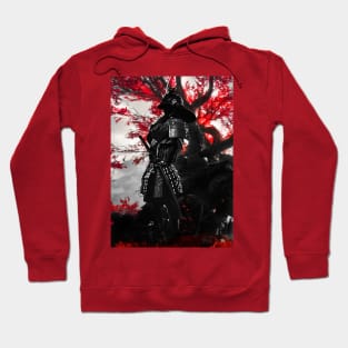 Samurai Red Tree Hoodie